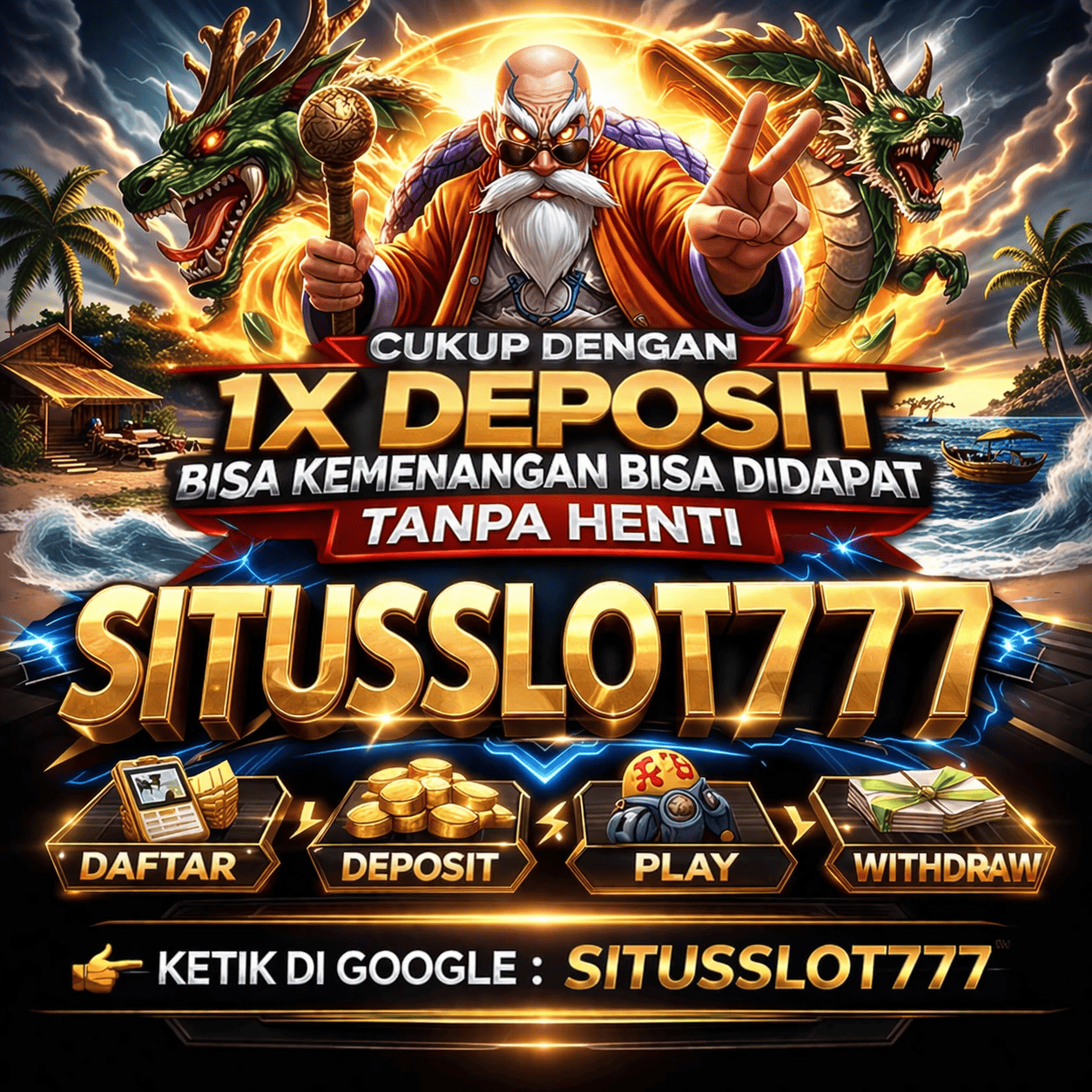 Keseruan Game Online Bersama SITUSSLOT777 Deposit Receh Gampang Sensasional